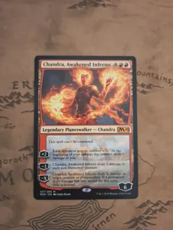 MTG Chandra, Awakened Inferno Core Set 2020 Non-Foil Mythic RARE LP FREE SHIP - Image 3