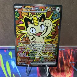 Meowth ex 121/088 Perfect Order ENGLISH Special Illustration Rare SIR Pokemon - Image 1