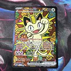 Meowth ex 121/088 Perfect Order ENGLISH Special Illustration Rare SIR Pokemon - Image 3