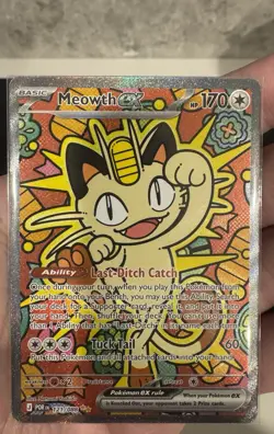 Meowth ex 121/088 ENGLISH Special Illustration Rare - Perfect Order SIR Pokemon - Image 2
