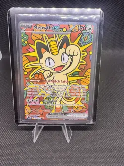 Meowth ex 121/088 ENGLISH Special Illustration Rare - Perfect Order SIR Pokemon - Image 1