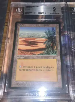 1 x GRADED Oasis -French Renaissance - FBB - Magic the Gathering MTG- BGS 9.0 - Image 1