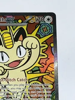 Meowth ex 121/088 ENGLISH Special Illustration Rare - Perfect Order SIR Pokemon - Image 5