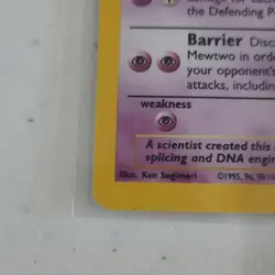 Pokemon Mewtwo 10/102 Base Set Holo Rare 60 HP Basic 1999 Wizards English - Image 4