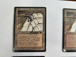 Magic The Gathering, MTG - Urza's Mine (Pulley) Antiquities 4x - Signed - Image 2
