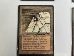 Magic The Gathering, MTG - Urza's Mine (Pulley) Antiquities 4x - Signed - Image 4