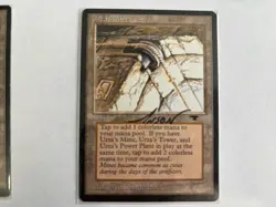 Magic The Gathering, MTG - Urza's Mine (Pulley) Antiquities 4x - Signed - Image 5