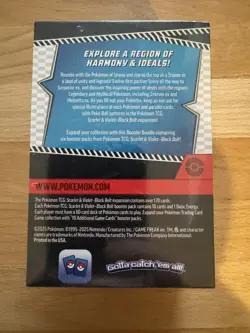 Pokemon TCG Scarlet & Violet Black Bolt 6x Booster Bundle Brand Factory Sealed - Image 2
