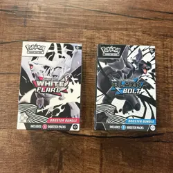 Pokemon TCG Booster Bundle Box Lot (2) Scarlet & Violet White Flare + Black Bolt - Image 1