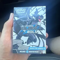 Pokemon TCG Scarlet & Violet Black Bolt Booster Bundle - 6 English Packs - Image 1