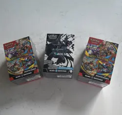 Pokemon TCG Booster Bundle Lot: Black Bolt & Mega Evolution Base - Lot of 3 - Image 1