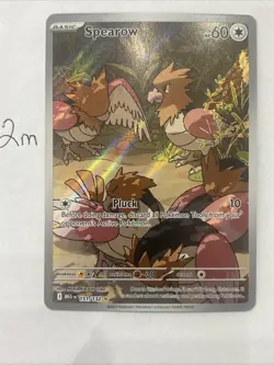 Pokemon TCG Spearow 151/132 Illustration Rare Mega Evolution NM Card - Image 1