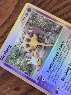 Girafarig Reverse Holo RARE - 2003 Pokemon TCG Card EX Dragon 16/97- LP - Image 2