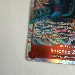 One Piece Card Game Roronoa Zoro EB04-007 Eng SR - Image 3