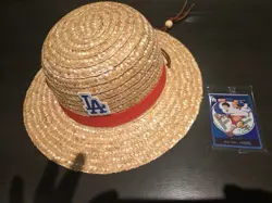 ONE PIECE X DODGERS PROMO MONKEY D LUFFY DON CARD WITH DODGERS STRAW HAT - Image 1