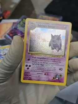 Pokemon TCG Sabrina's Gengar 14/132 Unlimited Holo Card Gym Heroes - Image 2
