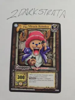 2005 One Piece CCG Chopper The Miracle Reindeer Promo Card PR015 English Vintage - Image 1