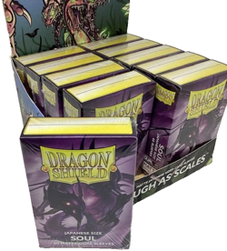 Dragon Shield Japanese Sz SOUL 10 Matte Duel Card Sleeves Mecha Case Purple NEW - Image 1