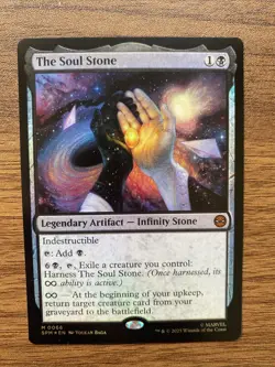 2025 Magic: The Gathering Spider-Man #066 Mythic Foil The Soul Stone NM - Image 1