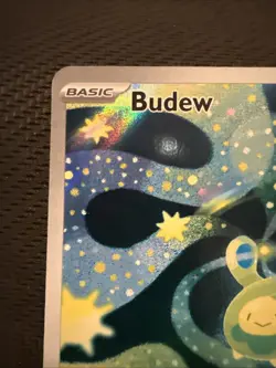 Budew 221/217 Holo Ascended Heroes Full Art Pokemon Card - Image 2