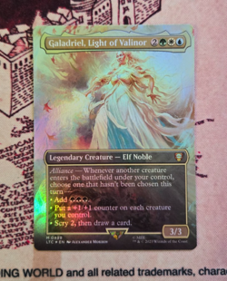 MTG Foil Galadriel, Light of Valinor Lord of the Rings Tales of Middle Earth NM - Image 1