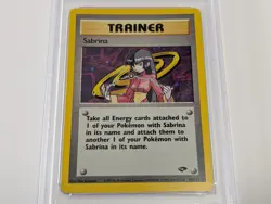 PSA 5 Sabrina Holo 20/132 Gym Challenge 2000 Pokemon Card EX VINTAGE WOTC - Image 2