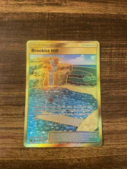 Brooklet Hill SV88/SV94 Pokemon TCG Card Shiny Holo Gold Rare Hidden Fates NM - Image 1