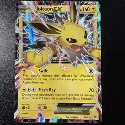 Jolteon EX 28/83 Generations Pokemon Card TCG Near Mint - Image 1