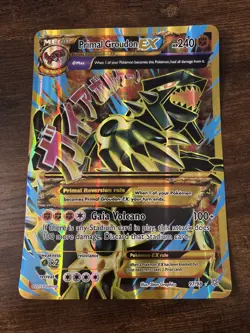 JUMBO/OVERSIZED Primal Groudon EX Promo Card 97/98 XY Ancient Origins NM/LP Holo - Image 1