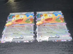 Pokemon TCG Meowth ex 062/088 Perfect order Holo English 2-Card Lot - Image 1