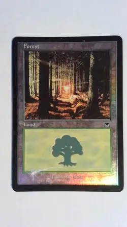 Magic The Gathering Forest 349/350 Onslaught Foil John Avon Land MTG Card LP - Image 1
