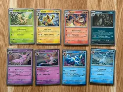 Pokemon TCG: Prismatic Evolutions Cosmos Promo Cards Set Of 8 | Read Description - Image 1