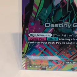 Bandai Gundam Card Game Destiny Gundam GD04-050 LR+ Unit Alt Art Foil EN - Image 4