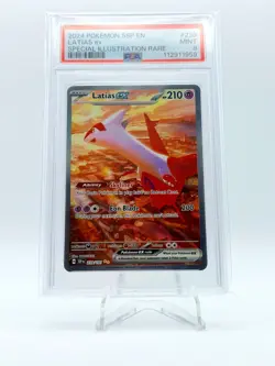 2024 POKEMON SURGING SPARKS SPECIAL ILLUSTRATION RARE LATIAS EX 239/191 PSA 9 - Image 1