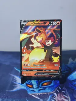 Lance's Charizard V SWSH133 Holo Promo Sword & Shield Promo Pokemon Holo - Image 1