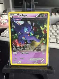 Pokemon TCG Sableye XY92 XY Black Star Promos Promo Θ Stop English 2015 - Image 1