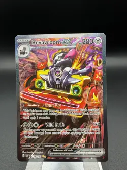 Pokemon TCG Revavroom ex SV03: Obsidian Flames 224/197 Holo Special Illustration - Image 1
