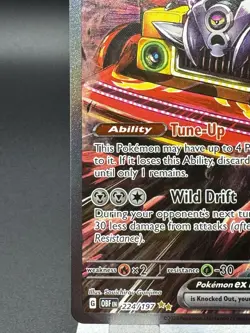 Pokemon TCG Revavroom ex SV03: Obsidian Flames 224/197 Holo Special Illustration - Image 5