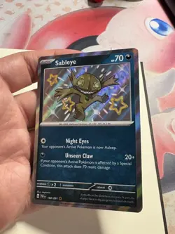 Pokemon TCG Sableye 184/091 Paldean Fates Baby Shiny NM - Image 5
