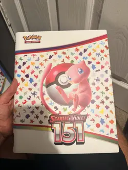 Pokemon 151 Binder - Empty Good Condition - Mew design - Image 1