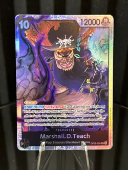 OP09-093 Marshall D. Teach Super Rare One Piece TCG English SR - Image 1