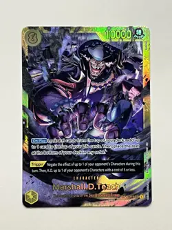 One Piece The Time of Battle OP-16 - Marshall.D.Teach OP16-119 Secret Rare - Image 1