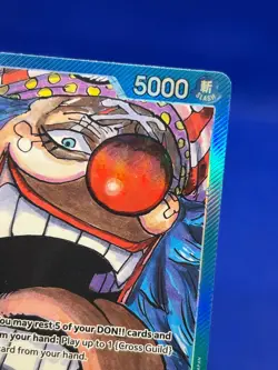 One Piece Emperors in the New World Buggy OP09-042 Parallel Alt Art Leader NM - Image 4
