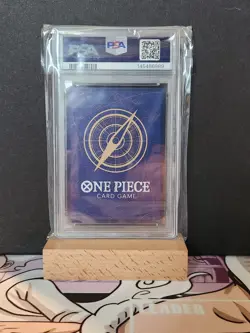 2025 ONE PIECE OP12 EN OP09-093 MARSHALL.D.TEACH 3RD ANNIVERSARY GOLD PSA 10 - Image 2