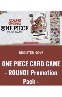 Round 1 x One Piece Collab Promo Pack (ONE PACK PER PURCHASE)✅CONFIRMED PREORDER - Image 2
