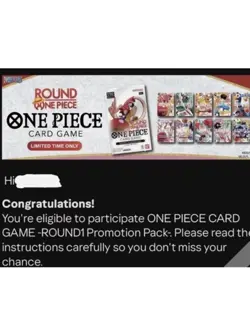 Round 1 x One Piece Collab Promo Pack (ONE PACK PER PURCHASE)✅CONFIRMED PREORDER - Image 5