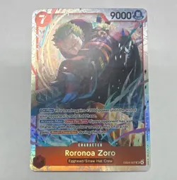 Bandai One Piece CCG Roronoa Zoro EB04-007 Egghead Eng SR Foil 9000 - Image 1