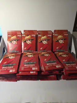 Lot Of 67 - One Piece TCG: Carrying On His Will Sleeved Booster OP-13 English - Image 1