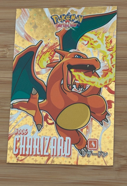 Charizard 006 Pokemon 2024 Database Attacks Set Gold Foil Holo US Seller - Image 1