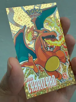Charizard 006 Pokemon 2024 Database Attacks Set Gold Foil Holo US Seller - Image 3